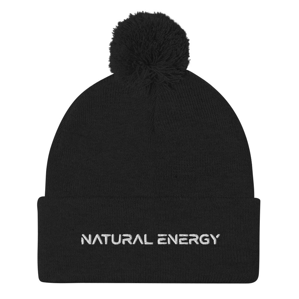Natural Energy Pom-Pom Beanie