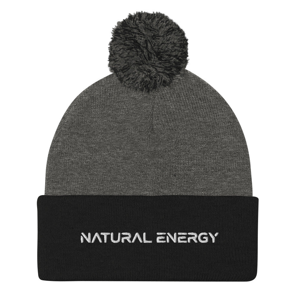 Natural Energy Pom-Pom Beanie