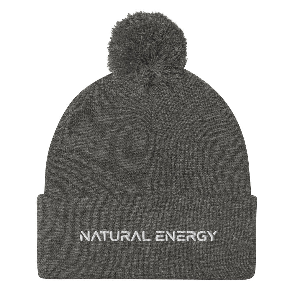 Natural Energy Pom-Pom Beanie