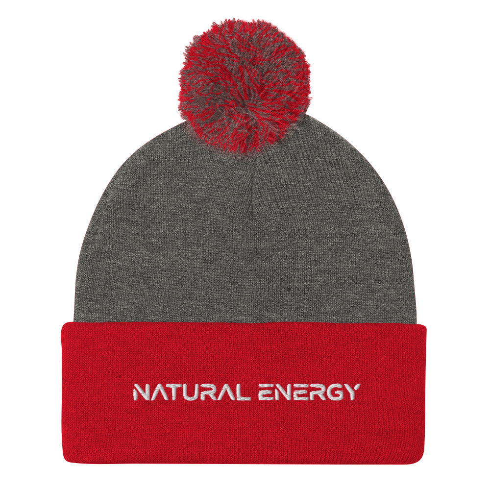 Natural Energy Pom-Pom Beanie