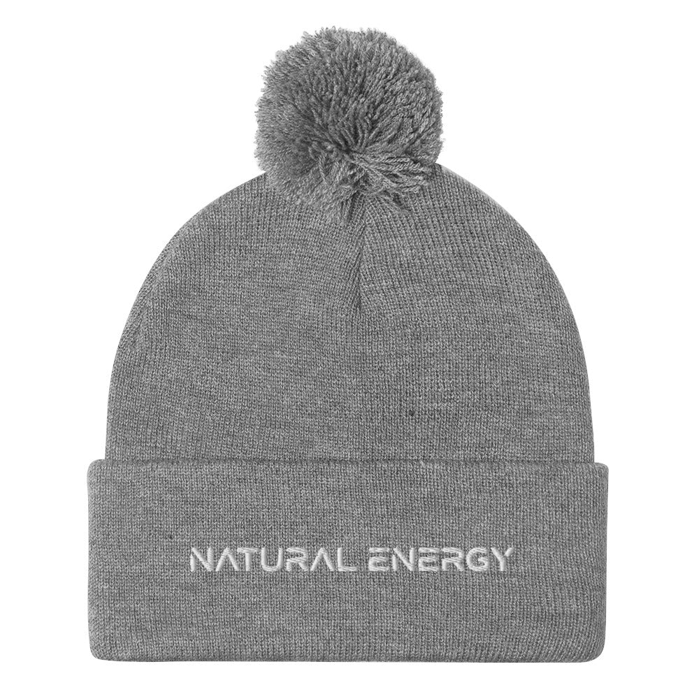 Natural Energy Pom-Pom Beanie