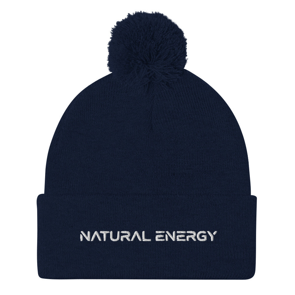 Natural Energy Pom-Pom Beanie