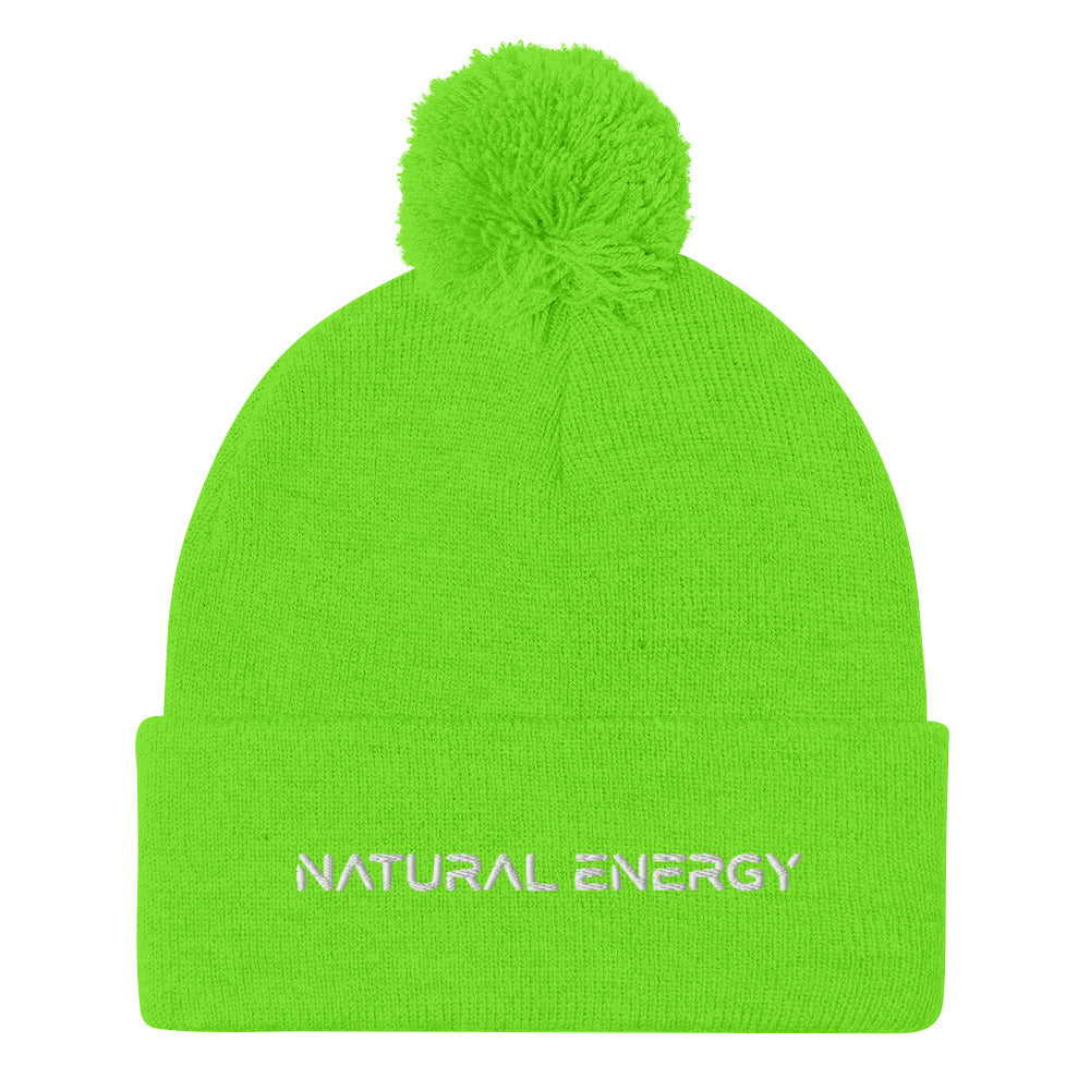 Natural Energy Pom-Pom Beanie
