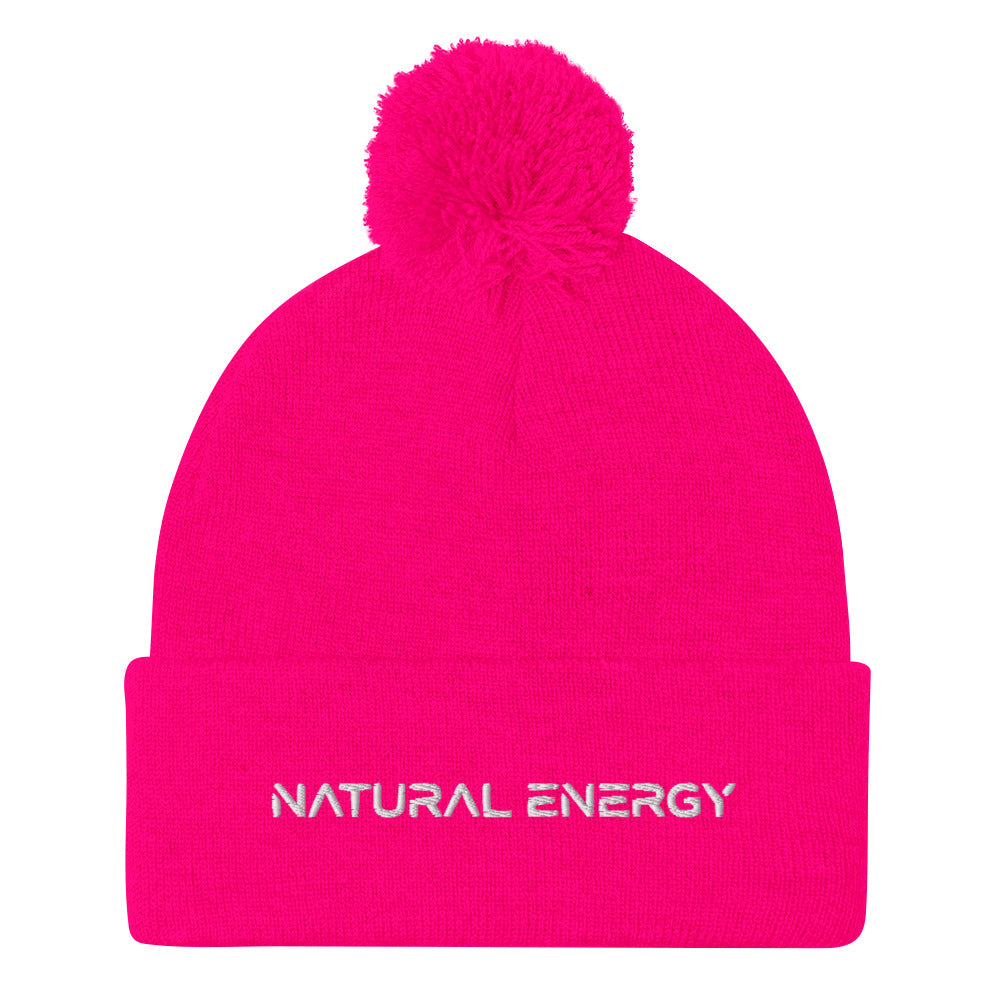 Natural Energy Pom-Pom Beanie