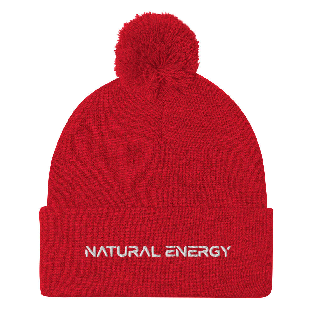 Natural Energy Pom-Pom Beanie