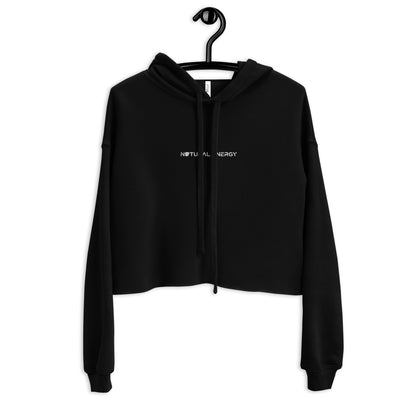 Natural Energy For The Natural State Women’s Crop Hoodie